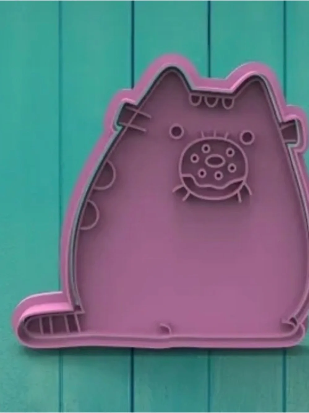 Pusheen cat cookie cutter set
